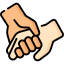 holding hands